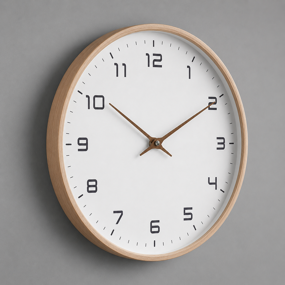 Nordic Minimalist Wall Clock