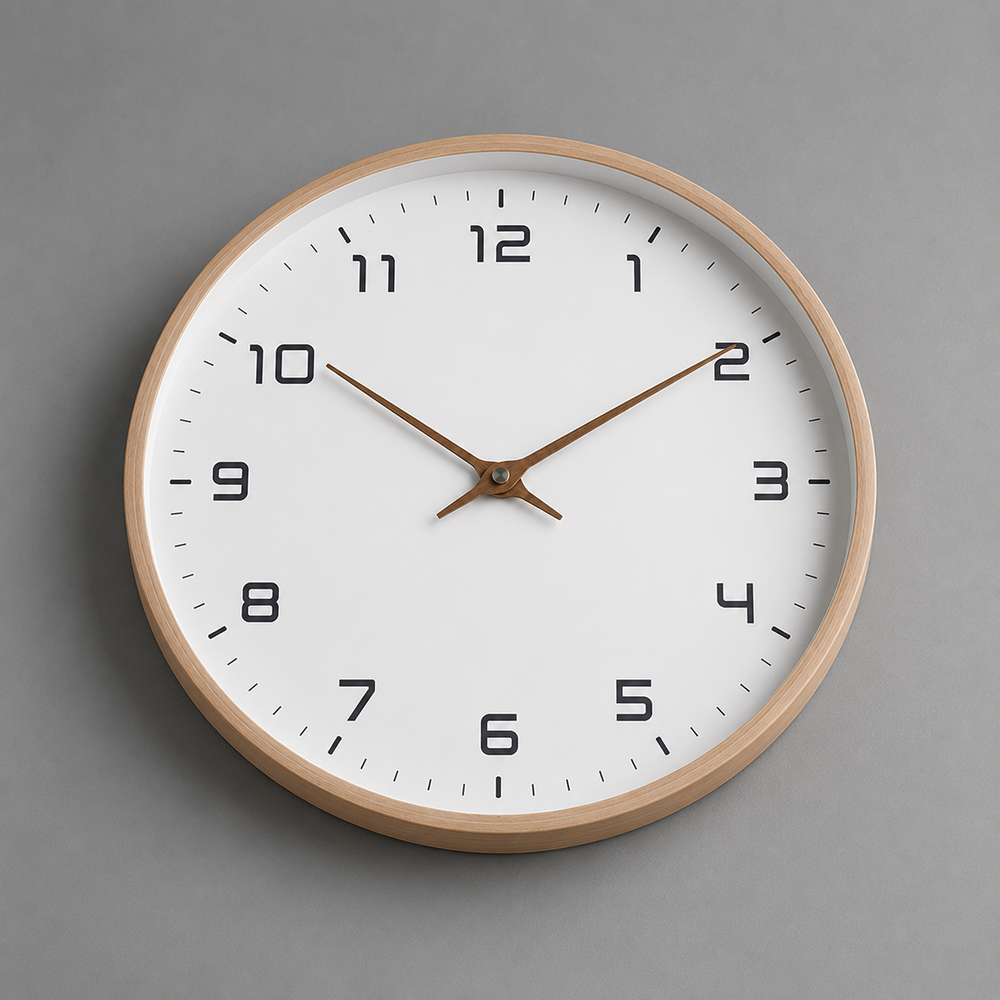 Nordic Minimalist Wall Clock
