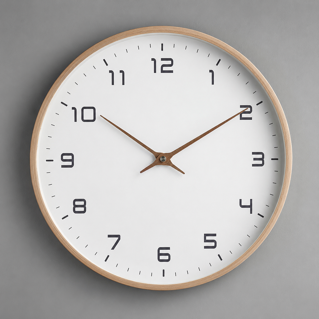 Nordic Minimalist Wall Clock