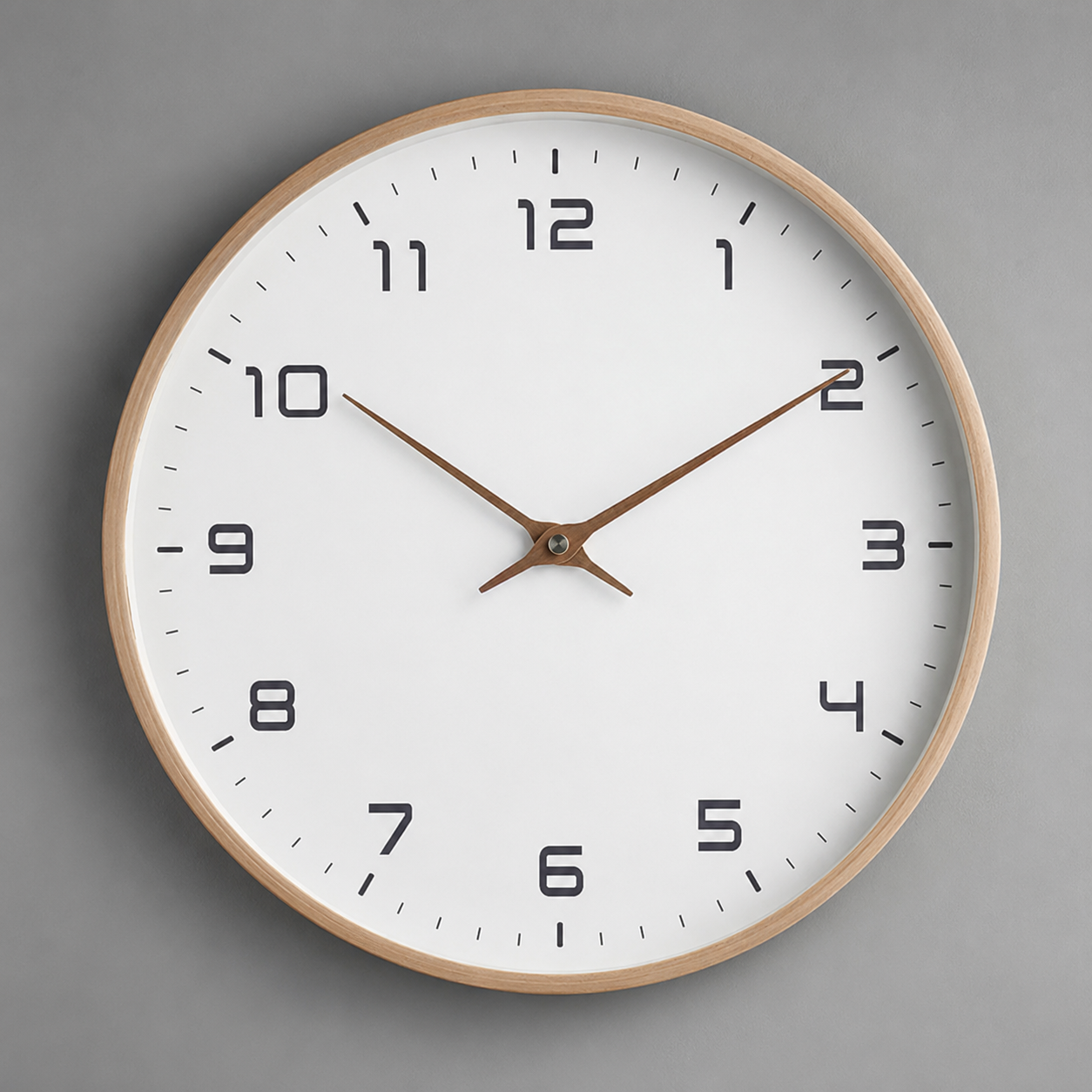 Nordic Minimalist Wall Clock