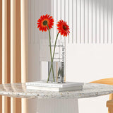 Book-Shaped Acrylic Bud Vase – Clear, Shatterproof & Modern Minimalist
