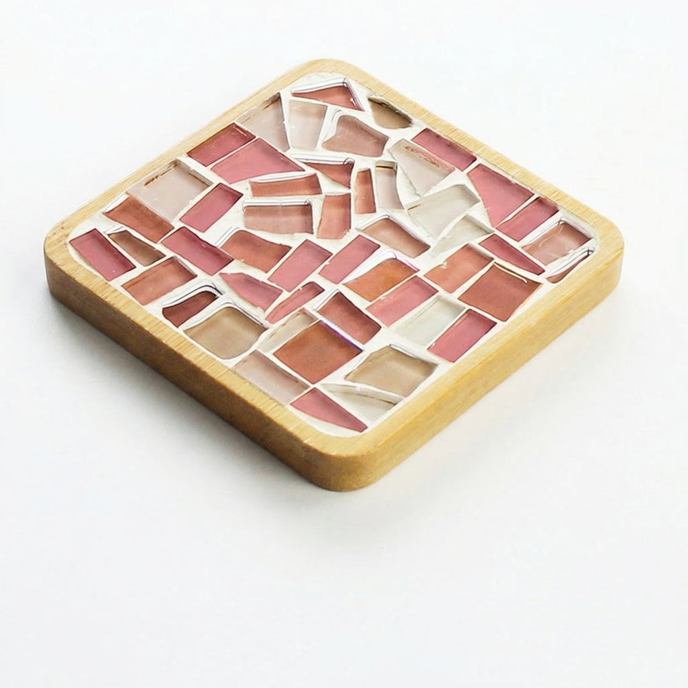 Mosaic Coaster Craft Kit – 12 Designs, Complete Materials & Ages 6+