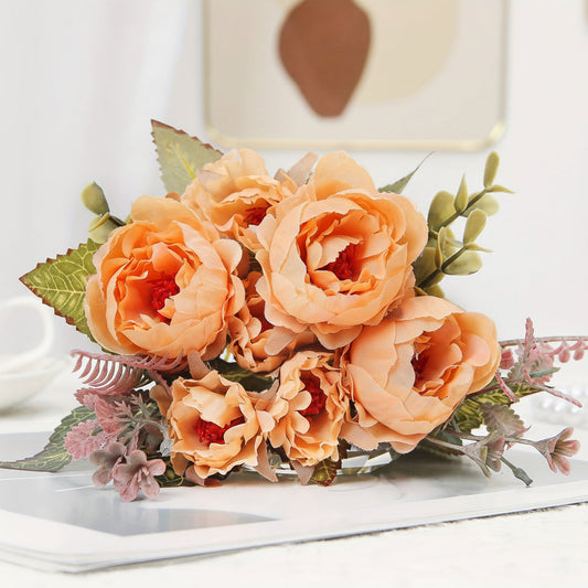 Artificial Peony Bouquet – Home Decoration, Tabletop & Mother's Day Gift