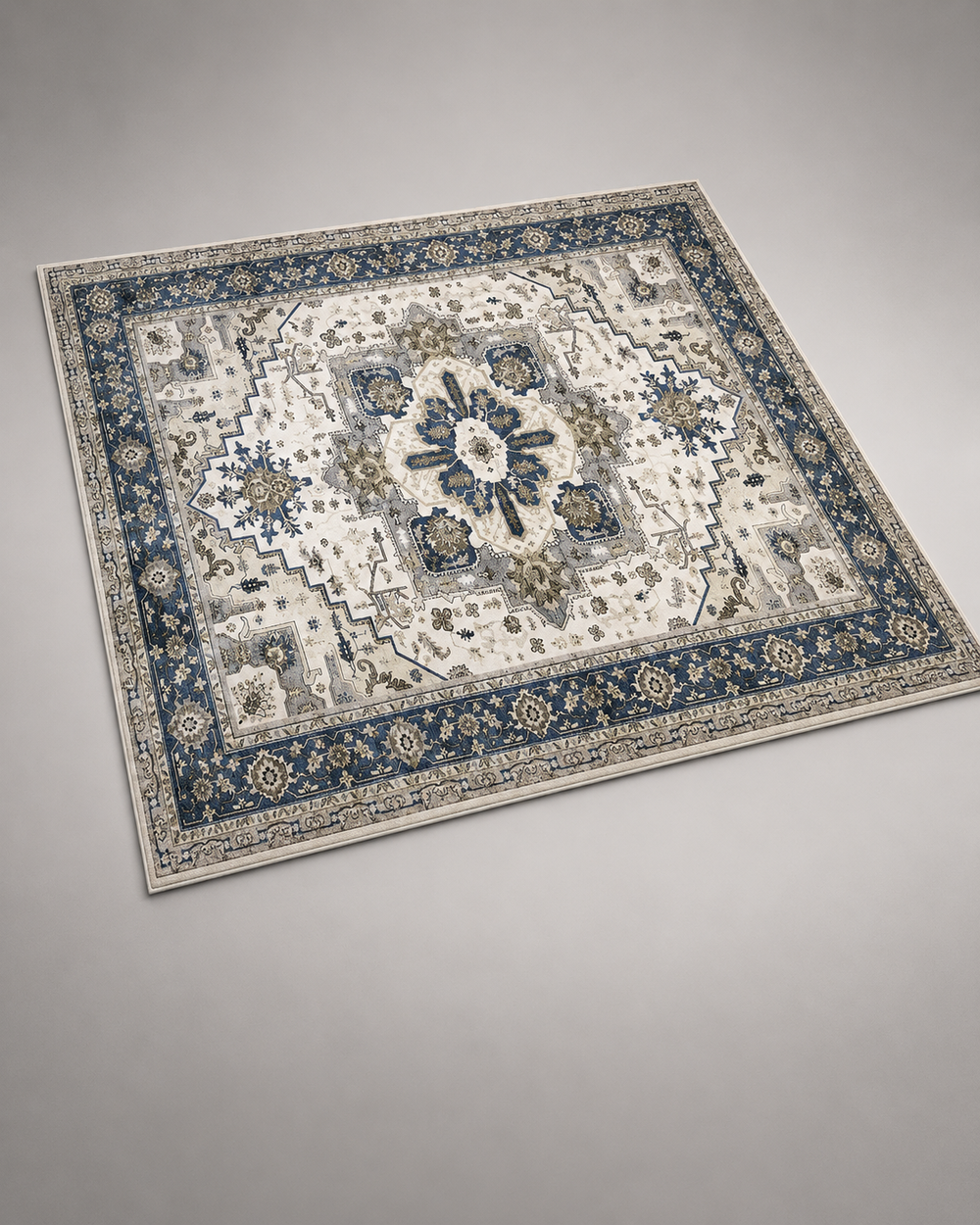 Minimal Geometric Rug - Room