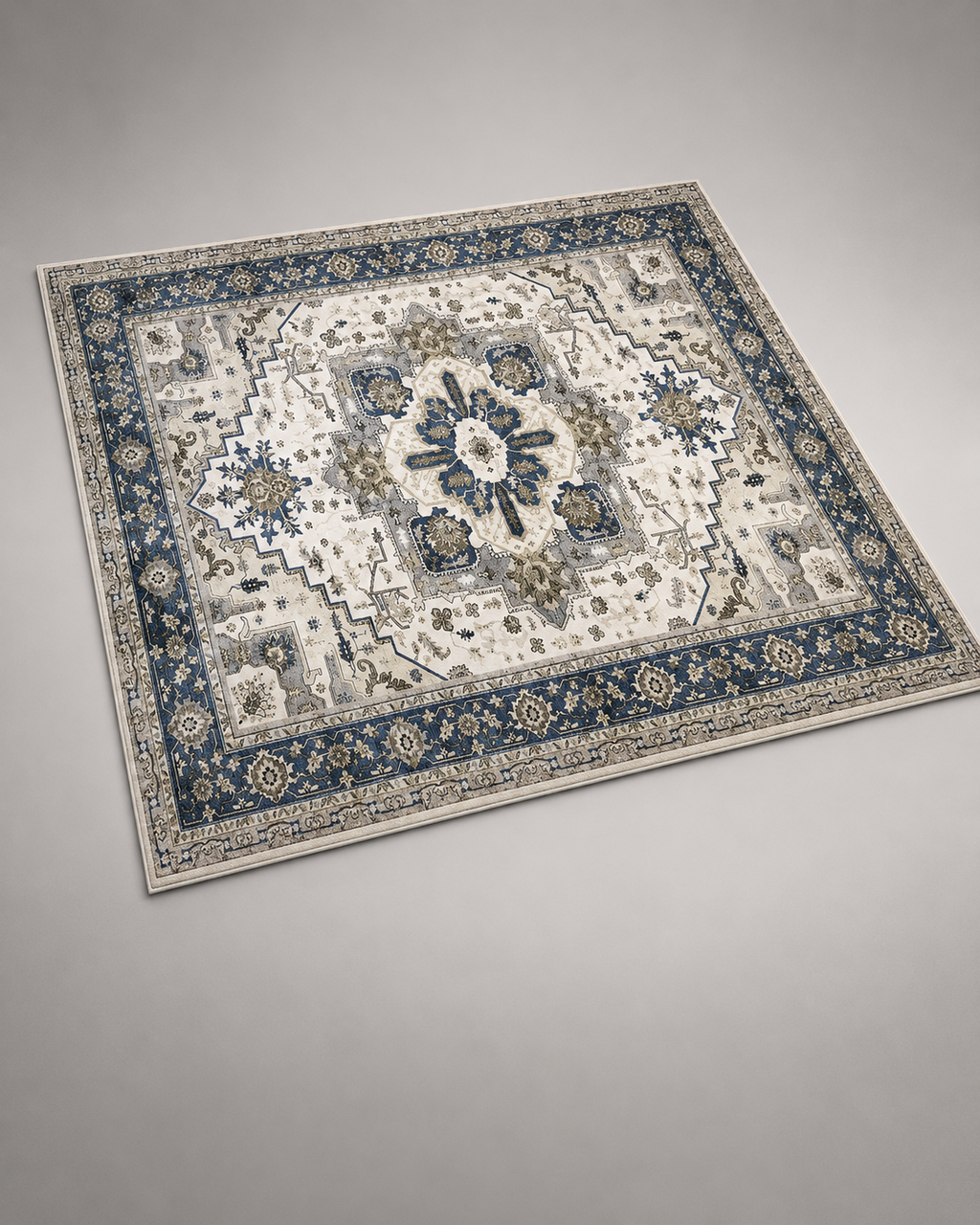 Minimal Geometric Rug - Room