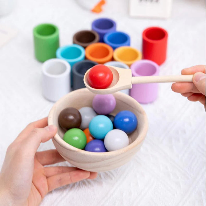 Enhanced Product Title: "Holzset zur Farbzuordnung – Kreatives Lernspielzeug für Kinder, Fördert Farbverständnis und Feinmotorik" 

This title is optimized for Google Shopping by including relevant keywords and providing a clear description of the product