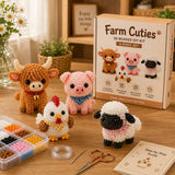 3D Beaded Craft Kit – Glass Bead Animal Figures, Beginner-Friendly & 12 Motif Sets