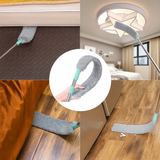 Optimized Product Title:  
"Flexibler Mikrofaser-Staubwedel mit ausziehbarem Stiel – Ideal für schwer erreichbare Stellen unter Möbeln"  

This title includes relevant keywords while enhancing clarity and appeal for potential buyers.