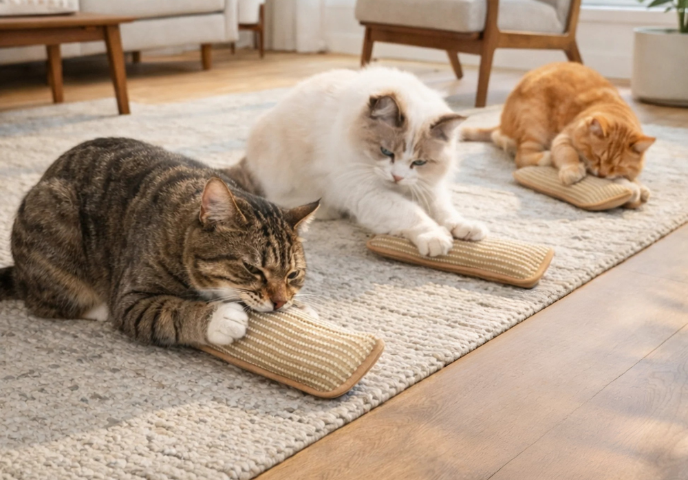 Sisal Catnip Cat Toy – Natural Fiber, Teeth Cleaning & Bite-Resistant