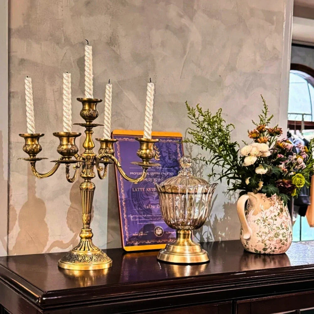 BowLift | GildedNocturne Candelabra