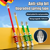 Magnetic Screwdriver Bit Set – S2 Alloy Steel, Anti-Slip Phillips Tip & 65/90/110mm Lengths