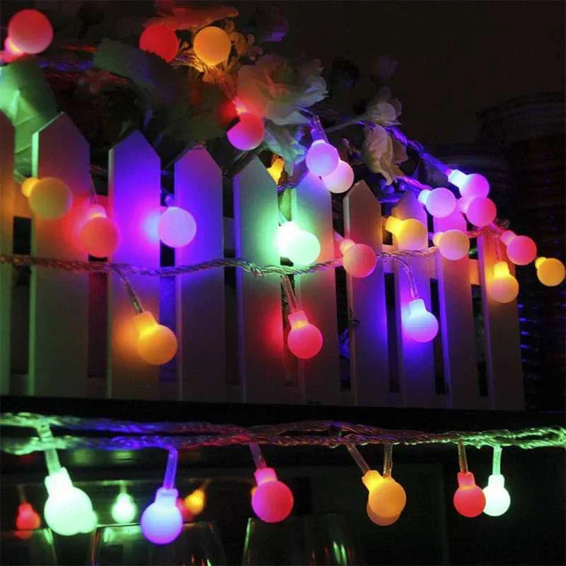Solar String Lights – Outdoor Weatherproof, Warm White & Multicolor, 5–22m