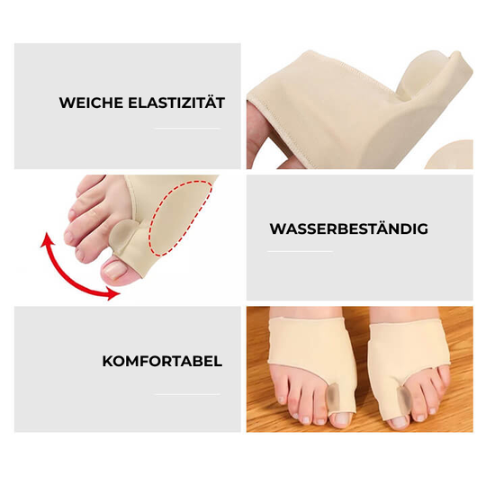 Silicone Toe Separators – Bunion Corrector, Soft & Reusable, Unisex (1 Pair)