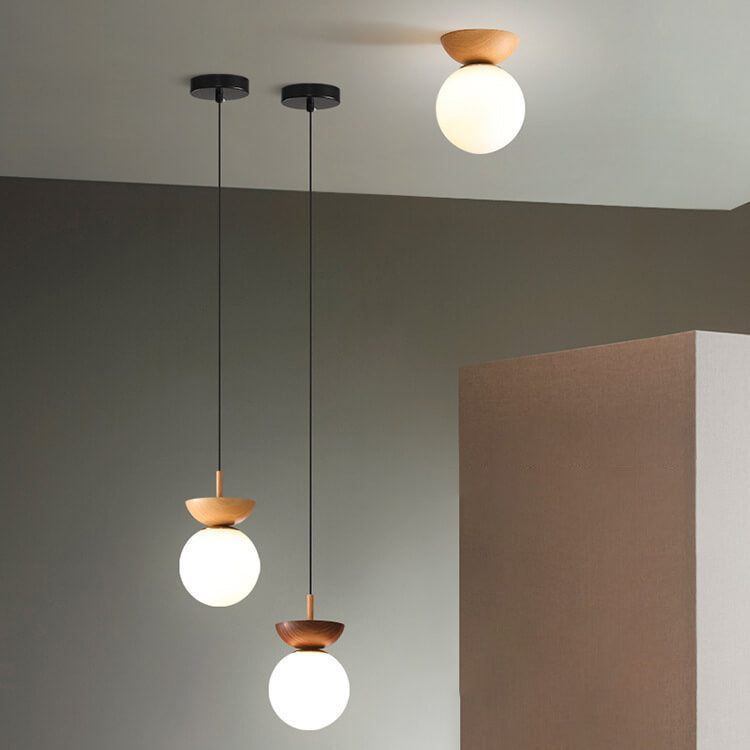 Optimized Product Title: "Moderne Glaskugel Deckenleuchte – Elegante Deckenlampe für Wohnräume, Schlafzimmer & Flure" 

This title includes relevant keywords while providing more detail about the product's style and potential uses, which can improve visib