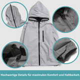 LumiSafe High-Reflective Waterproof Unisex Rain Jacket