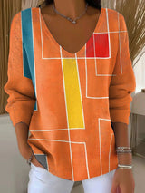 Beatrice V-Neck Pullover - Stylish Women's Knitwear for All Seasons