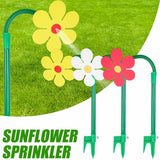 Rotating Daisy Lawn Sprinkler – 360° Coverage, Kid-Safe & Garden Hose Connect