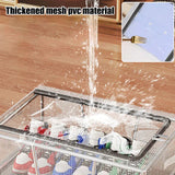 Stackable Clear Shoe Storage Box – Front-Opening PVC, Steel Frame & Waterproof Design