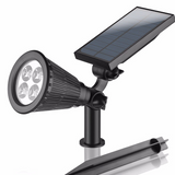 Solar LED Garden Spotlight – Auto Dusk Sensor, Weatherproof & 4/7-Pack