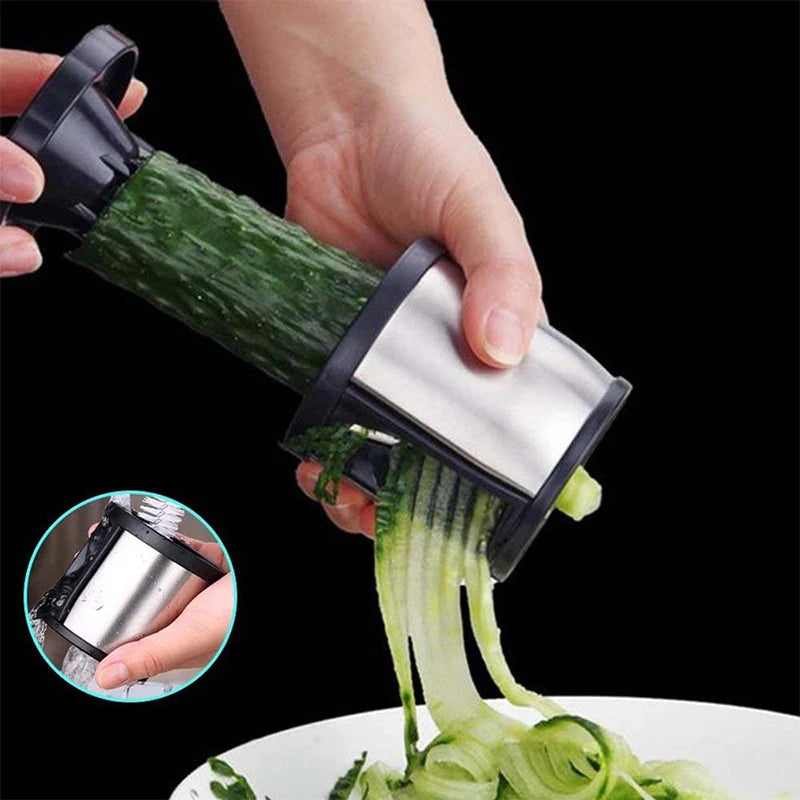 Optimized Product Title: **Edelstahl Gemüse-Spiralschneider – Perfekte Spiralen & Nudeln für Gesunde Gerichte – Küchenhelfer für Zucchini, Karotten & mehr** 

This title includes relevant keywords, highlights the benefits, and specifies the types of veget