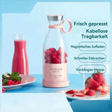 Enhanced Product Title: **Tragbarer Saftmixer mit USB-Aufladung – Ideal für Smoothies und Fruchtsäfte unterwegs** 

This title includes relevant keywords and phrases that can improve visibility and appeal to potential buyers.
