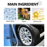 Tire Shine Wax – 100g, Long-Lasting UV Protection & Deep Black Gloss