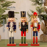 BowLift | NutcrackerJoy - Wooden Nutcracker Soldier Figure for Timeless Christmas Charm