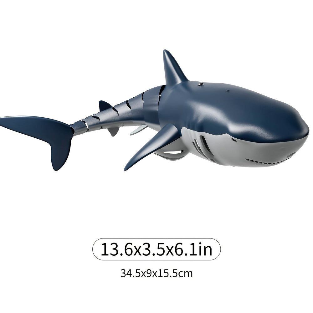 RC Shark Robot – LED Light, Water Spray & USB Rechargeable