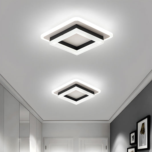 LED Ceiling Light – Square Design, Flush Mount &amp; Modern Minimalist Style