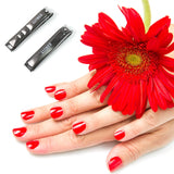 Stainless Steel Nail Clipper – Foldable Design, Built-In Nail File & Travel Size