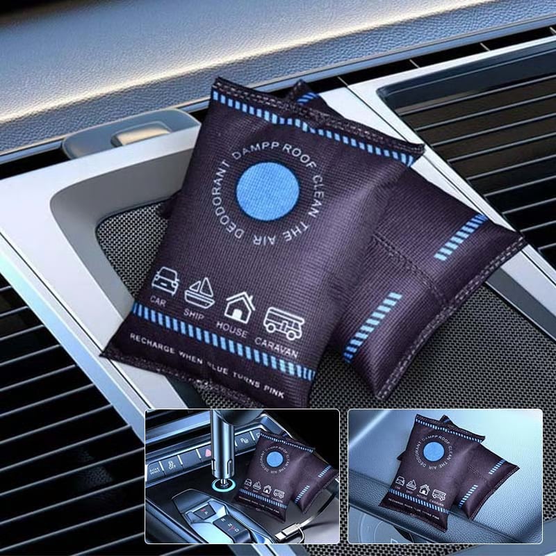 Moisture Absorber – Color Indicator, Mineral Beads & 200g for Closets & Cars