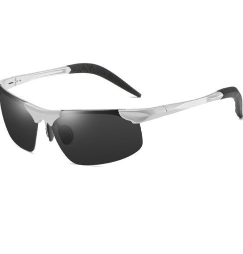 Photochromic Sunglasses – UV400 Polarized, Al-Mg Frame & Adjustable Fit