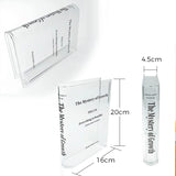 Book-Shaped Acrylic Bud Vase – Clear, Shatterproof & Modern Minimalist