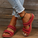 Women's Orthopedic Wedge Sandals – Arch Support, Memory Foam & Non-Slip Rubber Sole