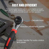 Adjustable Ratchet Wrench – 6-22mm, 60-Tooth Chrome-Vanadium Steel & Reversible