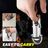 1200-Lumen LED Keychain Flashlight – Powerbank, 7 Modes & Waterproof