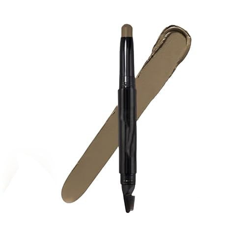 2-in-1 Eyebrow Pencil – With Brush, Smudge-Proof, 5 Shades
