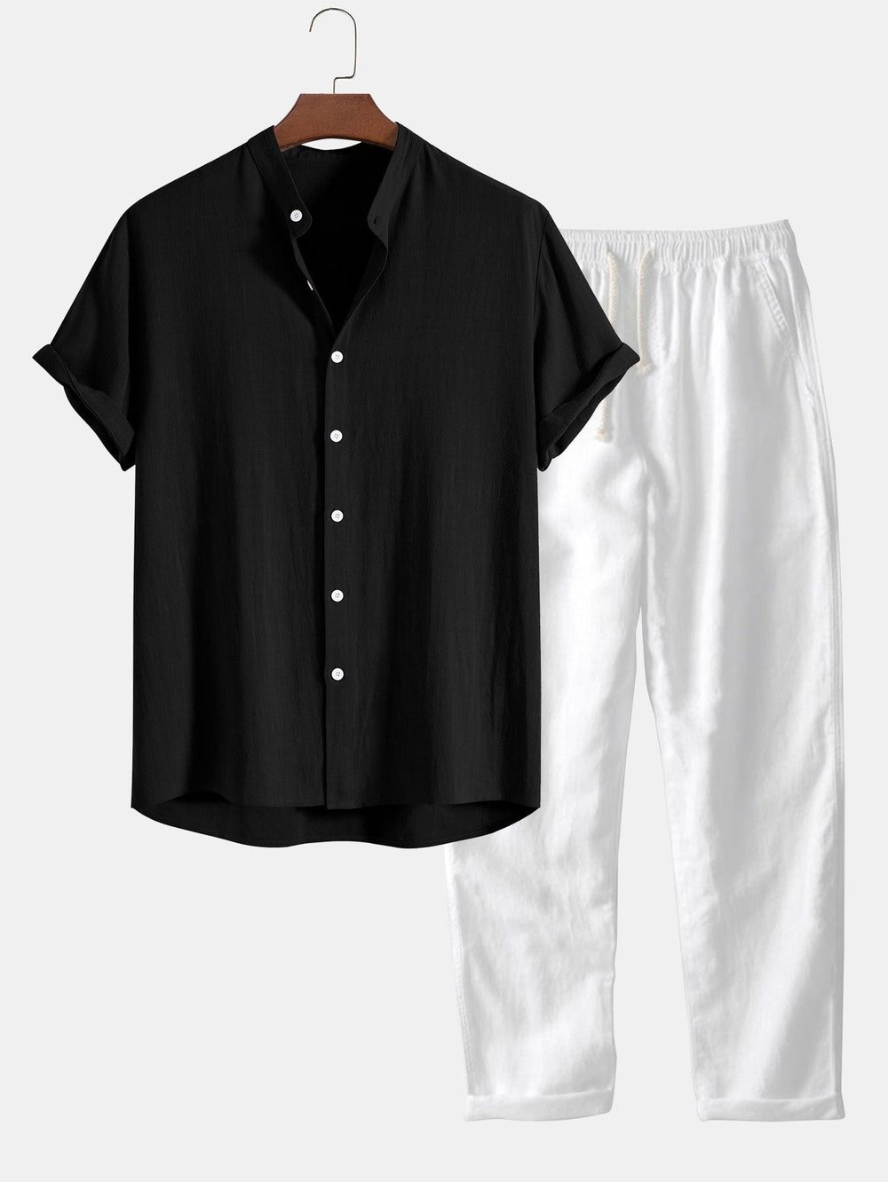 Antonio Linen Shirt & Trousers Set