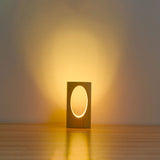 Stylish LED Table Lamp with Wooden Base - Modern Home Lighting Solution