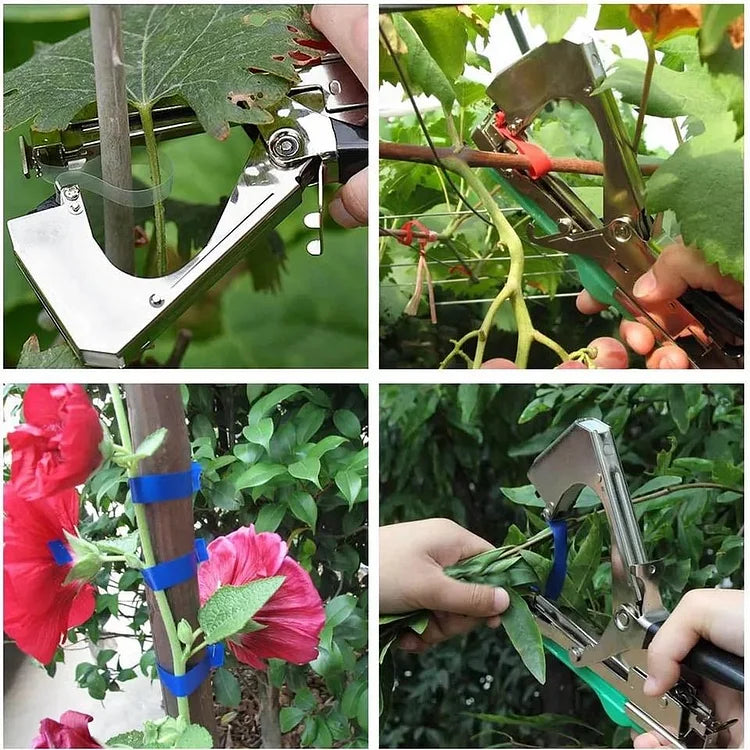 Optimized Product Title: **Garten-Bindemaschine mit Einhandbedienung – Sofort einsatzbereit für effizientes Binden von Pflanzen**