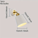 Modern Metal Wall Sconce Light | Adjustable Bedroom & Living Room Lamp
