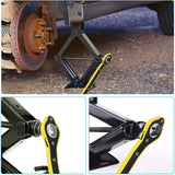 Scissor Jack Ratchet Wrench – Forged Steel, 360° Ratchet & Universal 2-Ton Fit