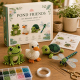 3D Beaded Craft Kit – Glass Bead Animal Figures, Beginner-Friendly & 12 Motif Sets