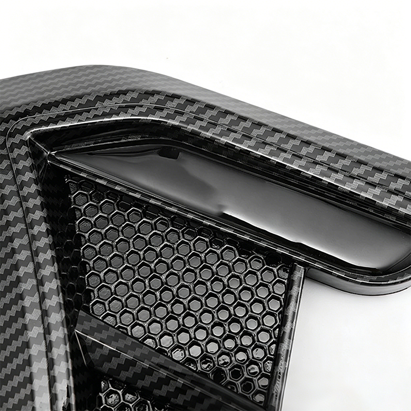 Carbon-Look Car Side Vents – Self-Adhesive, Weatherproof TPU & 24×17cm Pair