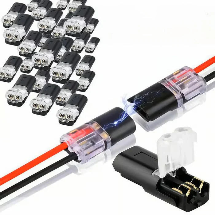 Optimized Product Title: "50-teiliges Set 2-polige Schnellverbinder für Kabel – Kein Abisolieren erforderlich – Einfache Verbindungstechnik" 

This title includes relevant keywords while clearly describing the product's features and benefits, making it mo
