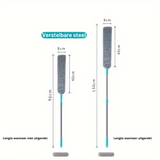 Optimized Product Title:  
"Flexibler Mikrofaser-Staubwedel mit ausziehbarem Stiel – Ideal für schwer erreichbare Stellen unter Möbeln"  

This title includes relevant keywords while enhancing clarity and appeal for potential buyers.