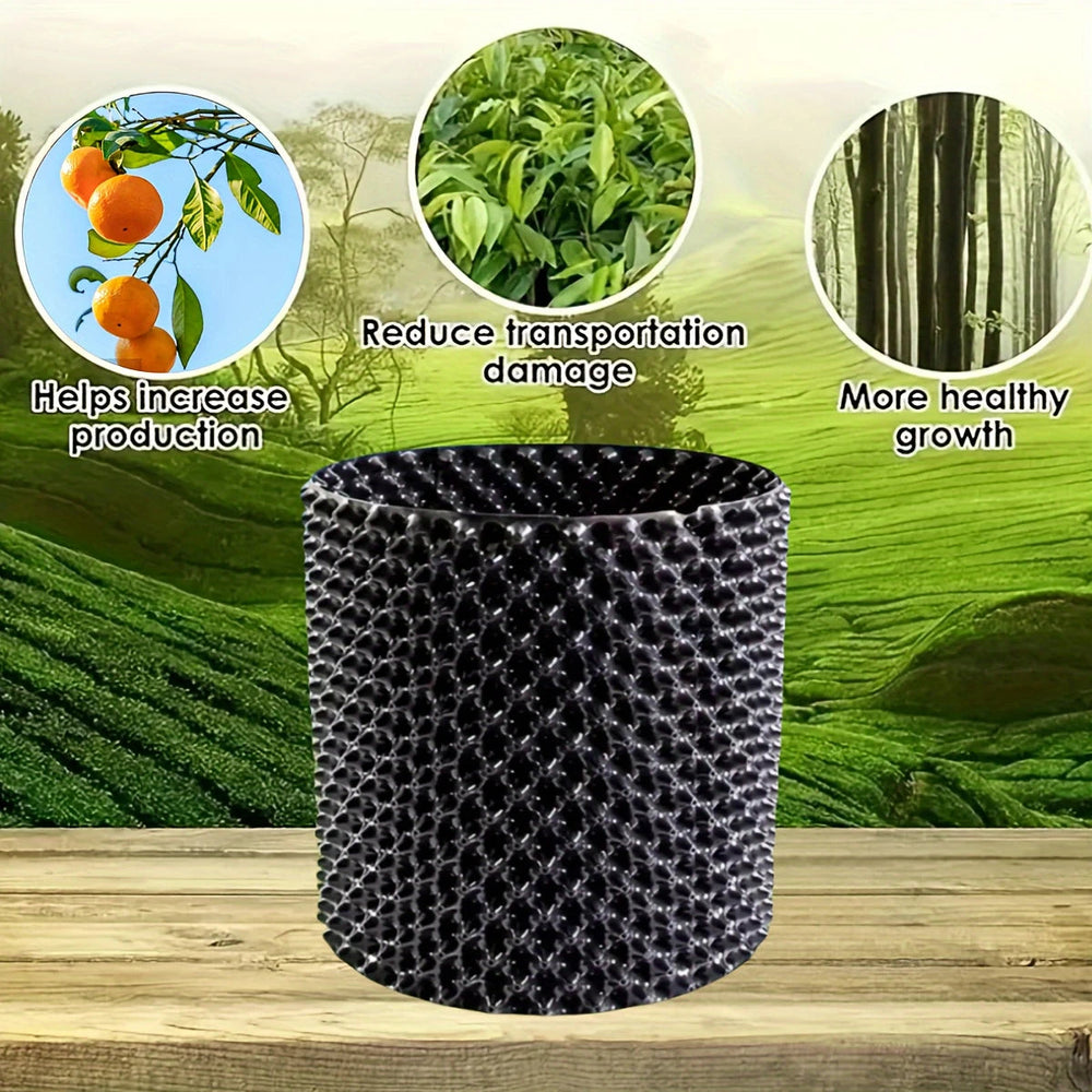 Root Guide System – Weatherproof Black Plastic, 20×20cm & Tool-Free Install