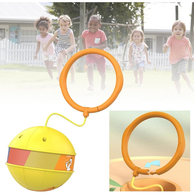 LED Ankle Skip Ball – Light-Up Rope, Battery-Powered & Kids' Outdoor Play