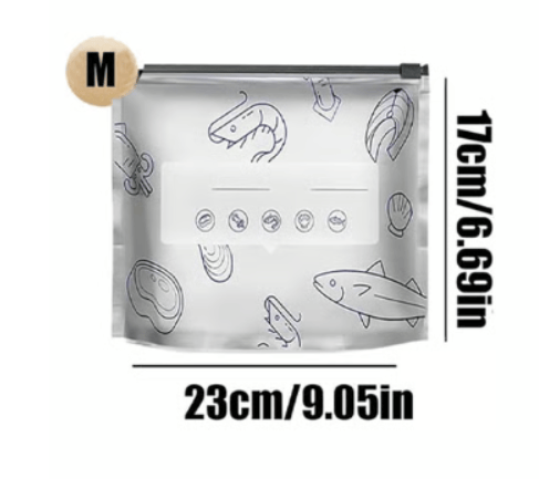 Optimized Product Title: **Wiederverwendbare Aluminiumfolie Frischhalte-Beutel – Bis zu 200 Anwendungen für Frische und Nachhaltigkeit**