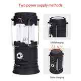 Solar LED Camping Lantern – USB Power Bank, Telescopic & Rechargeable